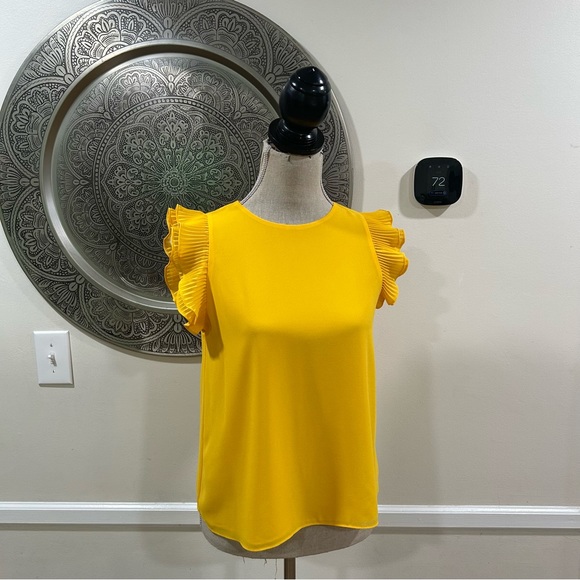 Naked Zebra Tops - Naked Zebra - Yellow Blouse - NWT Size - S